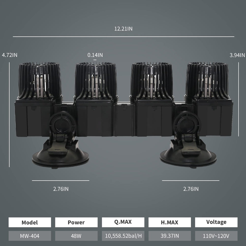 UPETTOOLS potencia y eficiencia, movimiento de agua constante