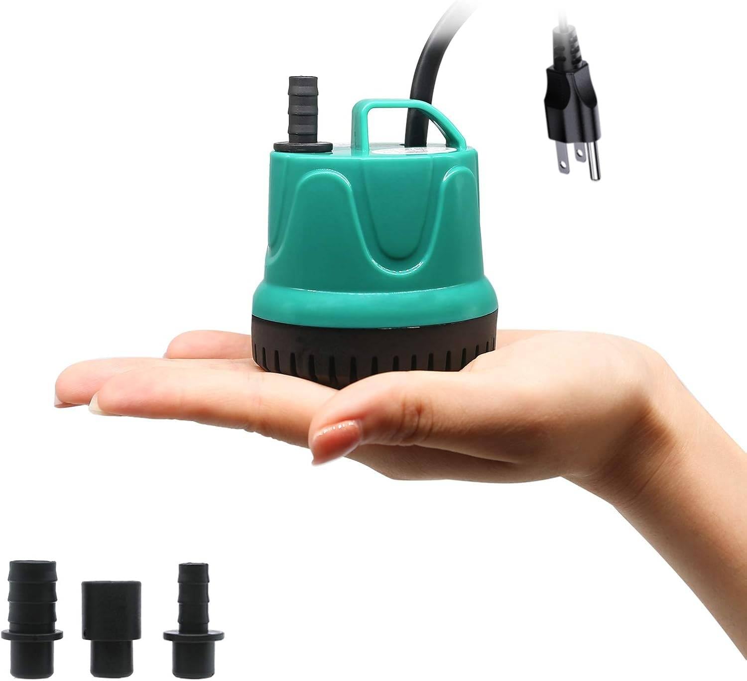 UPETTOOLS bomba submersible silenciosa para estanque, circulación suave y silenciosa.