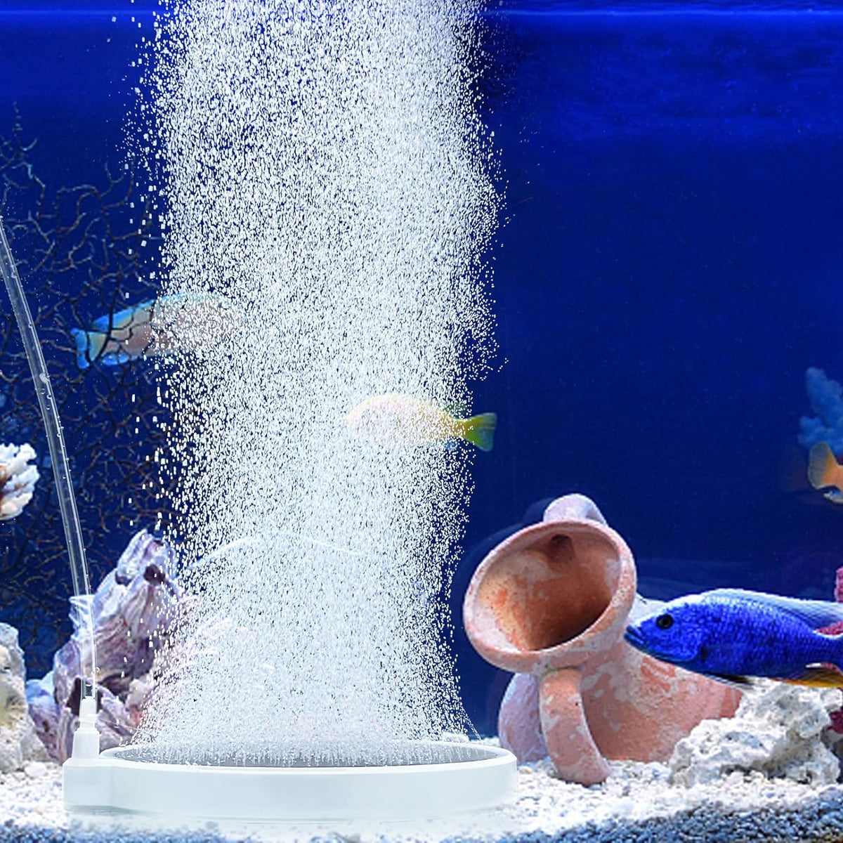 UPETTOOLS disco de aire nano 4 pulgadas para oxigenación estable del acuario.