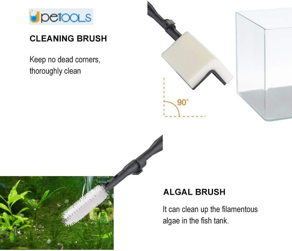 UPETTOOLS red pescar acuario recoge desechos ligeros