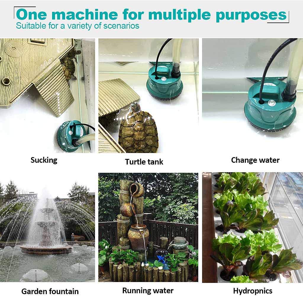 UPETTOOLS uso versátil para fuentes, estanques y tanques de peces.