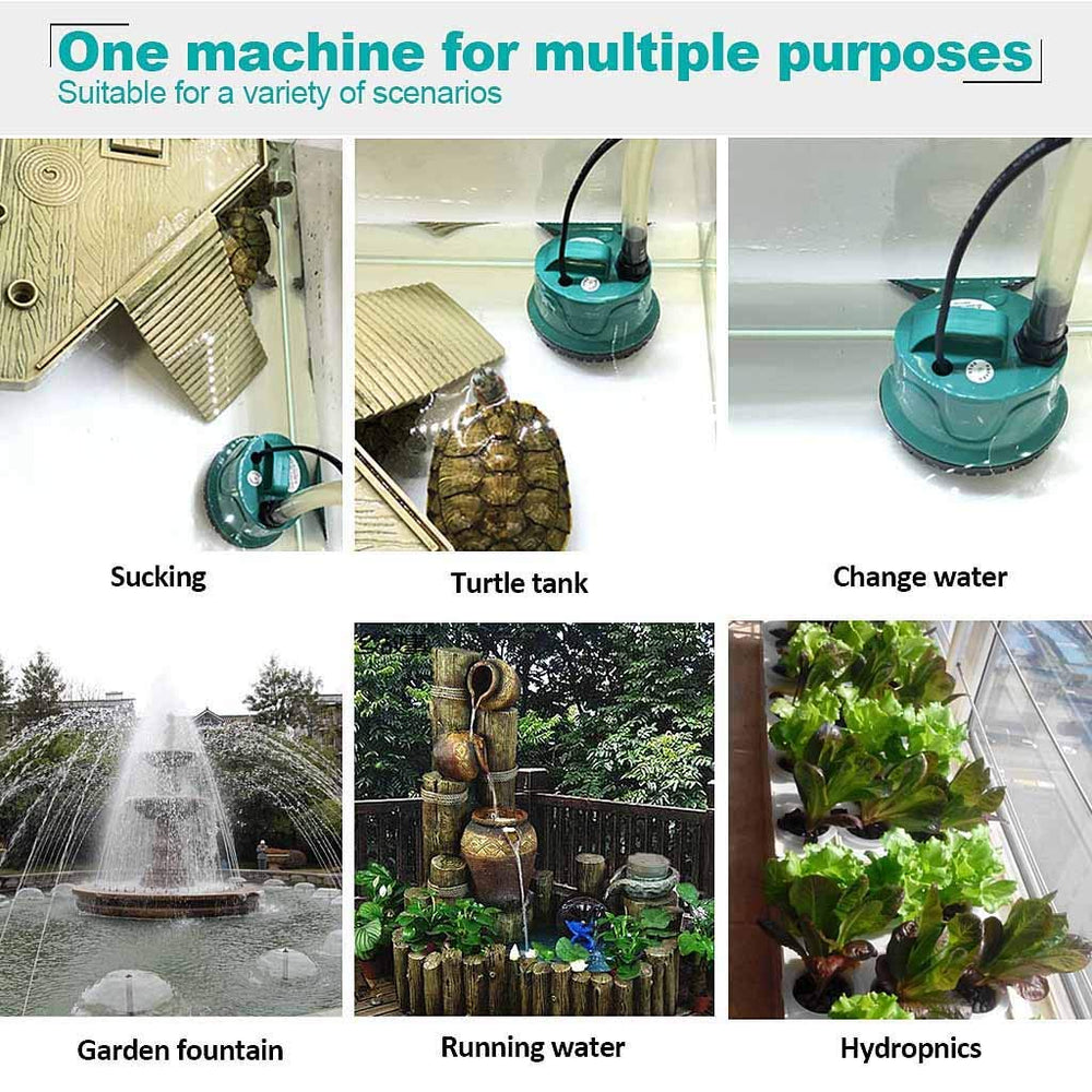 UPETTOOLS uso versátil para fuentes, estanques y tanques de peces.