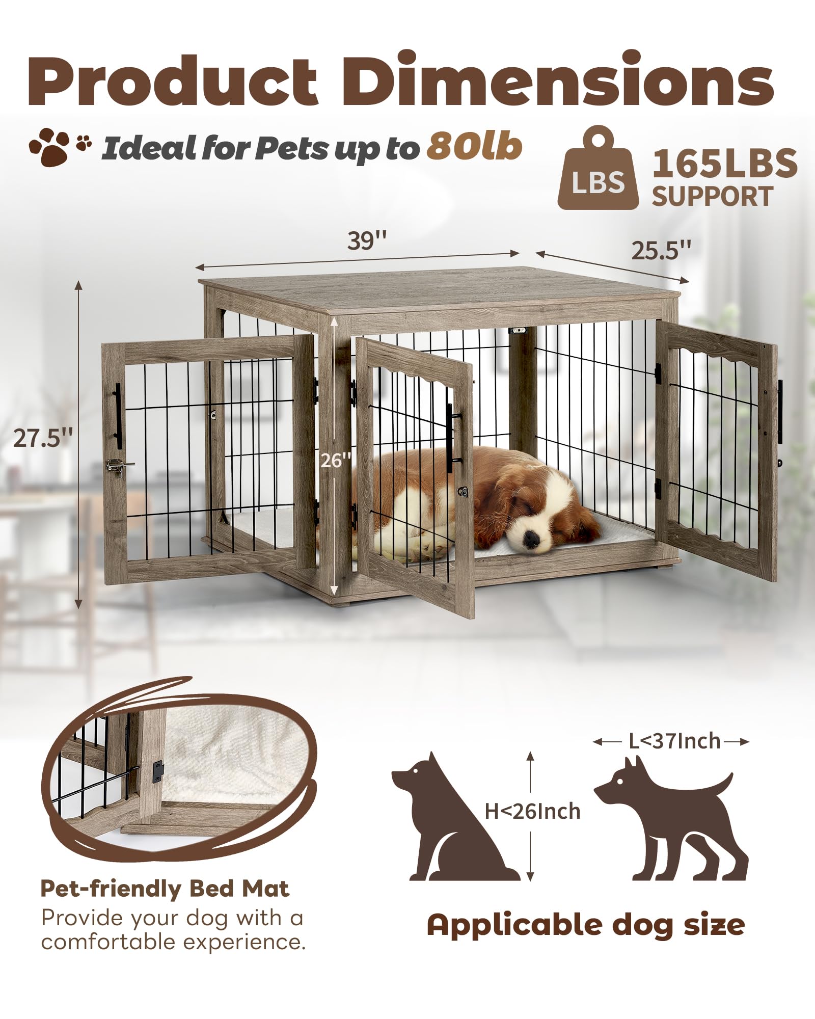 Upolana tres-puertas: acceso simple para mascota en cualquier momento