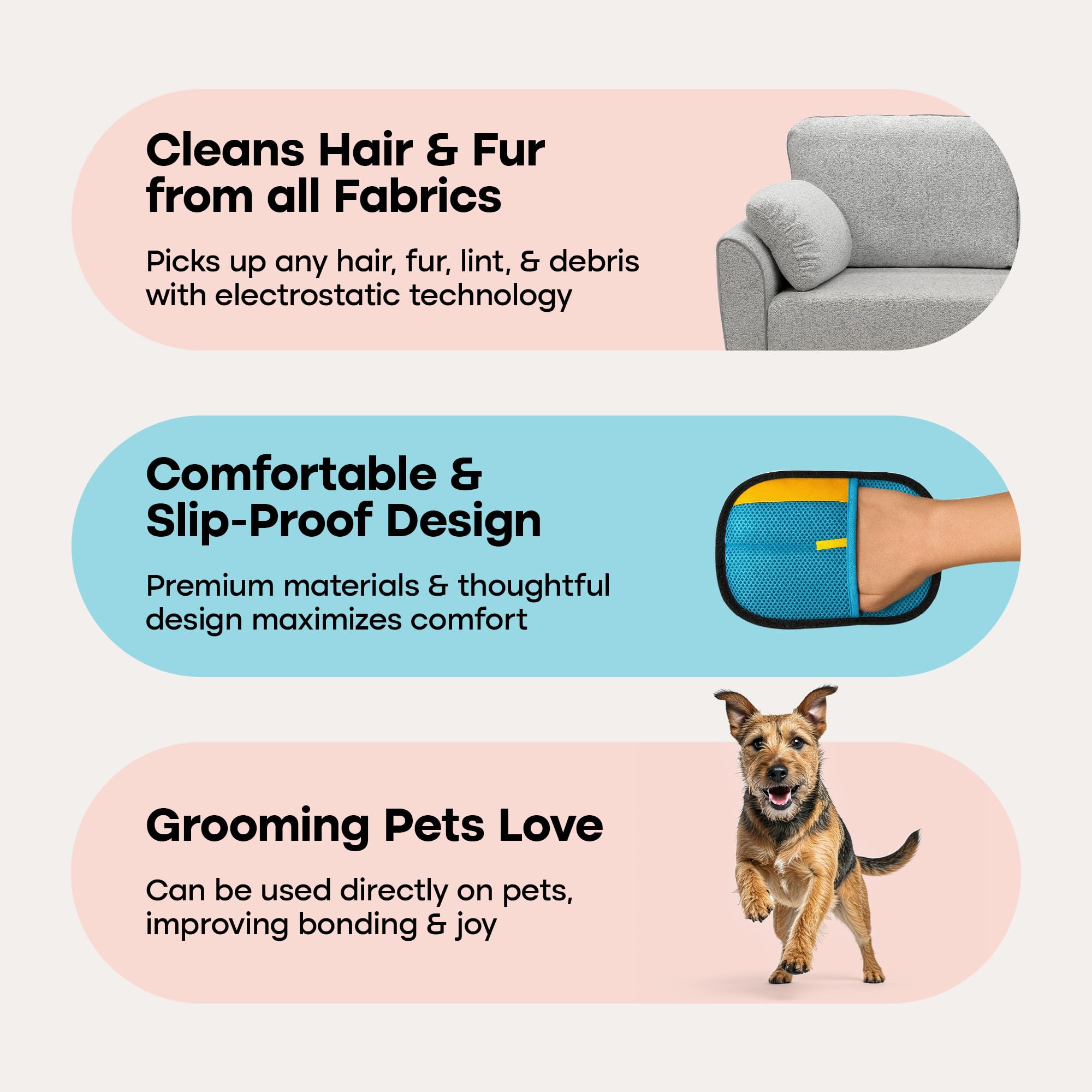 Diseño cómodo que cuida a mascotas y superficies