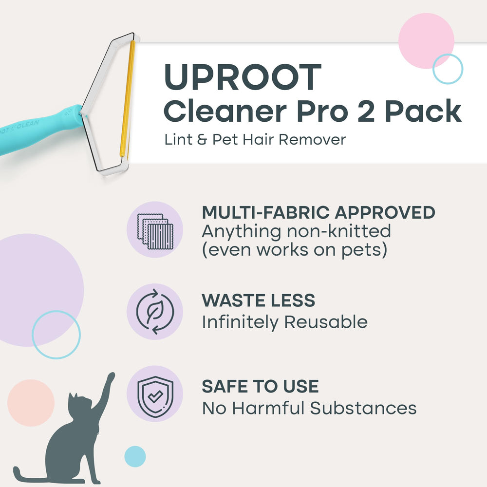 Uproot Clean Pro quita pelo de perro de la alfombra, limpieza eficiente