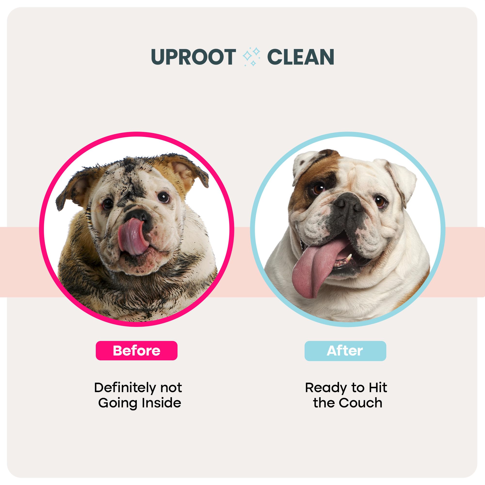 Uproot Clean QuickClean Pro: textura extra gruesa para evitar desorden.