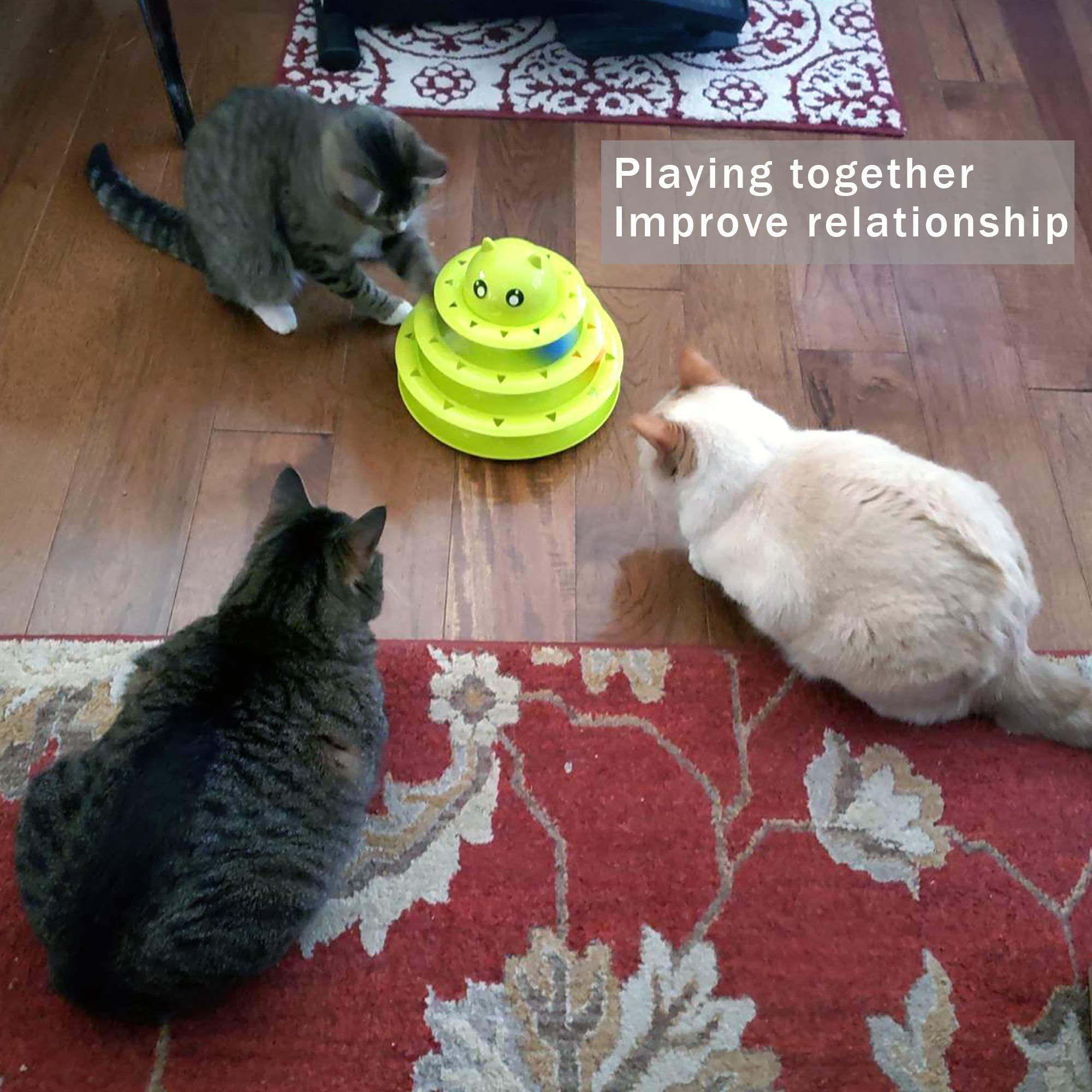 Upsky-juguetes-gatos-varios-entretenimiento: ideal para varios felinos.