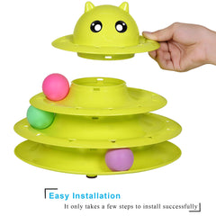 Upsky-rodillo-con-bolas-para-gatos: entretenimiento y ejercicio suave.