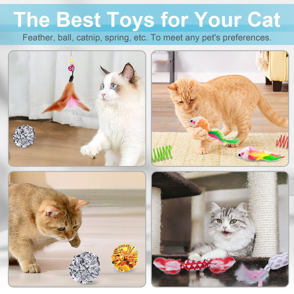 UPSKY plumas interactivas para gatos, fomentan persecución y exploración.