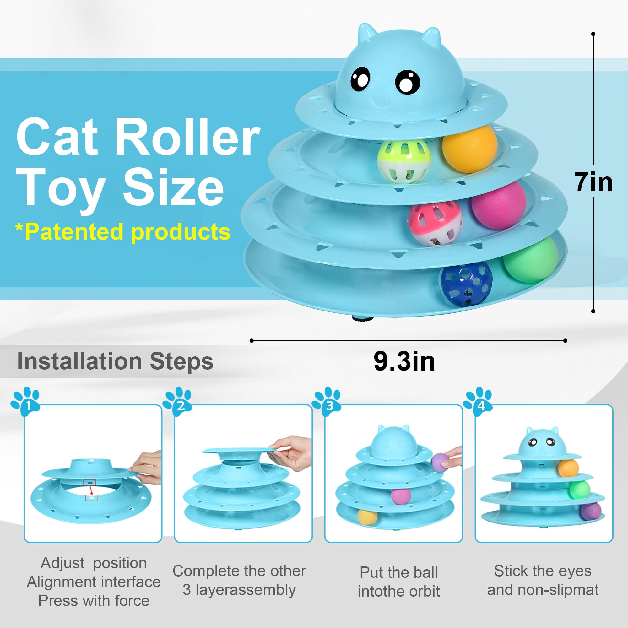 UPSKY varita estimulante para gatos, ideal para juego dinámico.