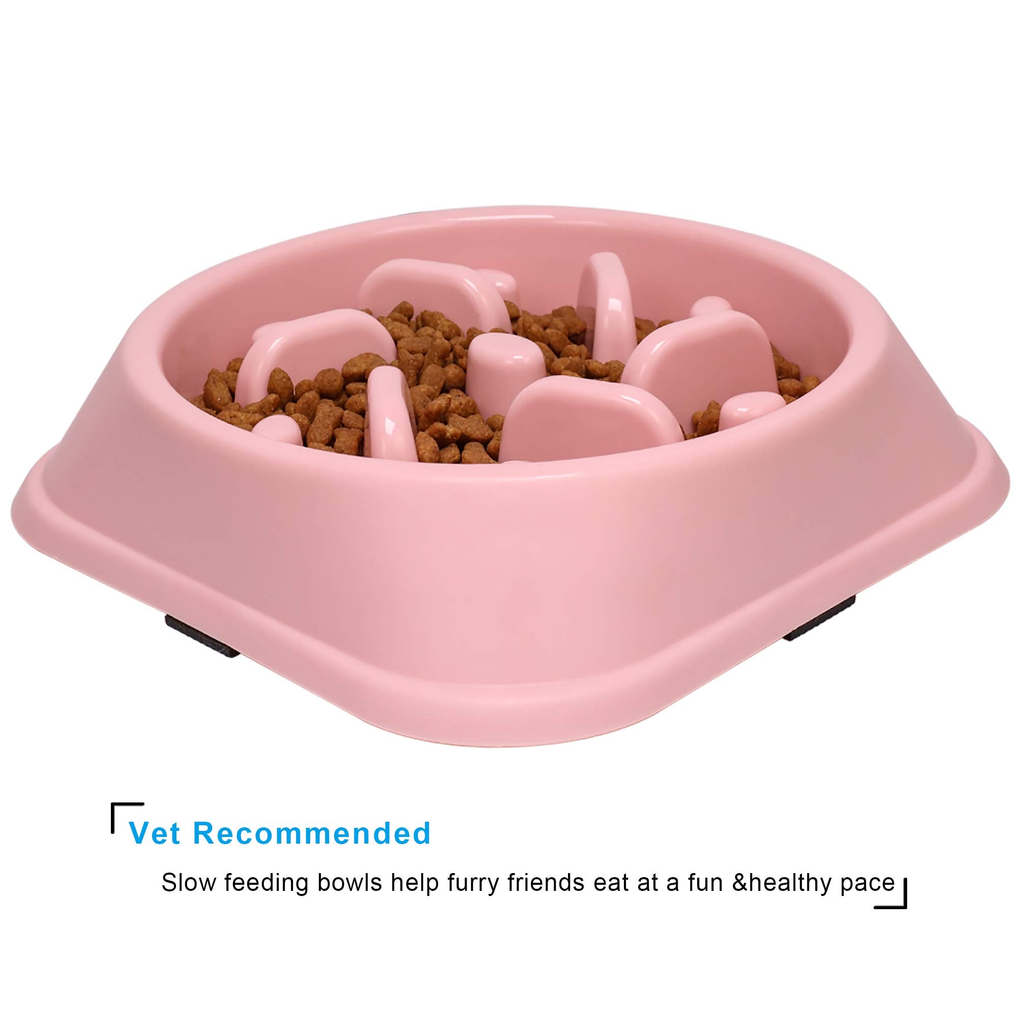 UPSKY tazón lento con rompecabezas interior para perro pequeño