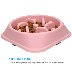 UPSKY tazón lento con rompecabezas interior para perro pequeño