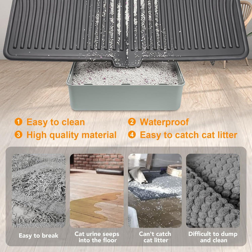 Bordes elevados e impermeables evitan filtraciones y manchas