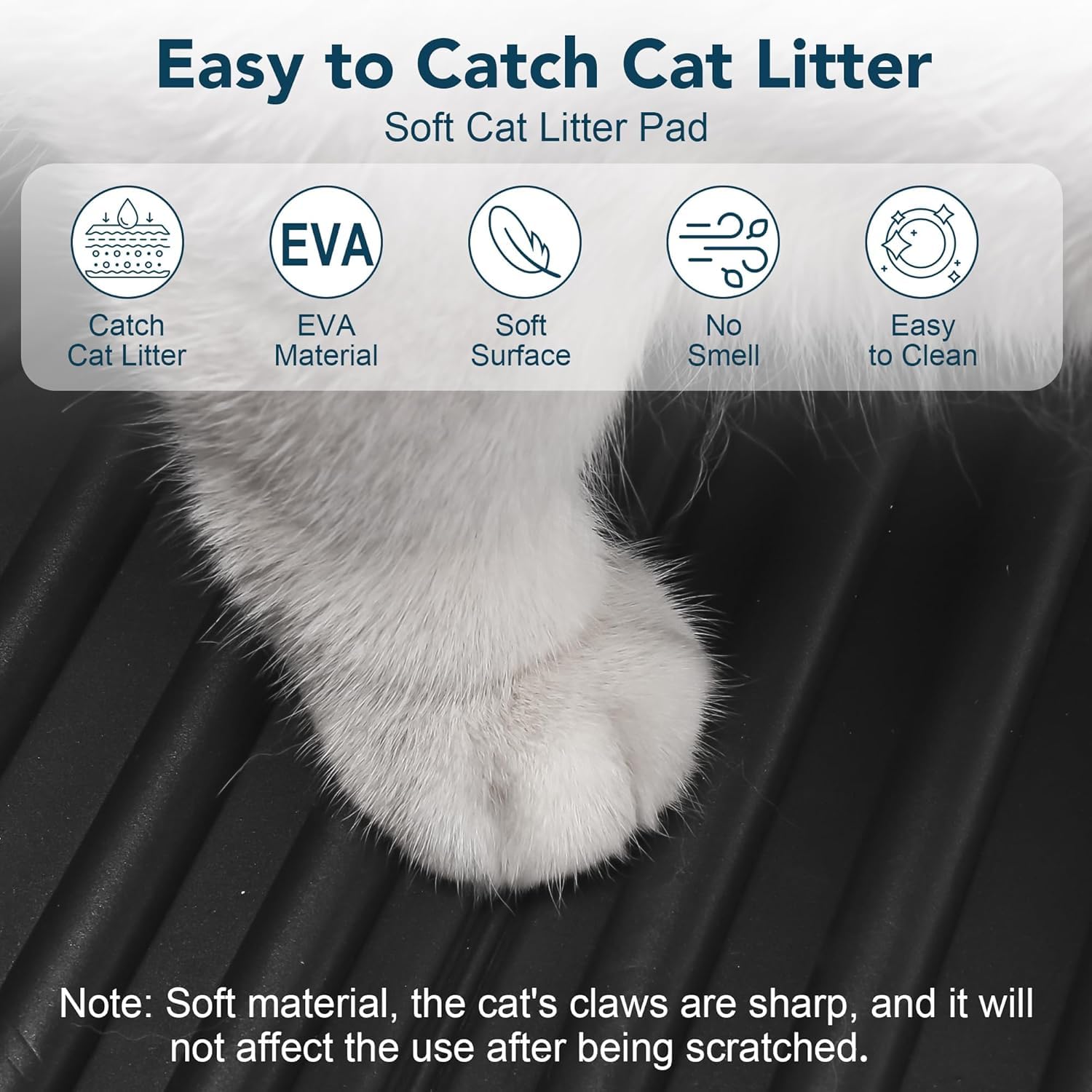 Material EVA suave y seguro para patas sensibles