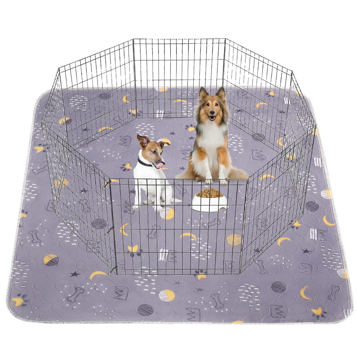 UPSKY almohadillas lavables para perros, 122 x 152 cm, absorben rápido.