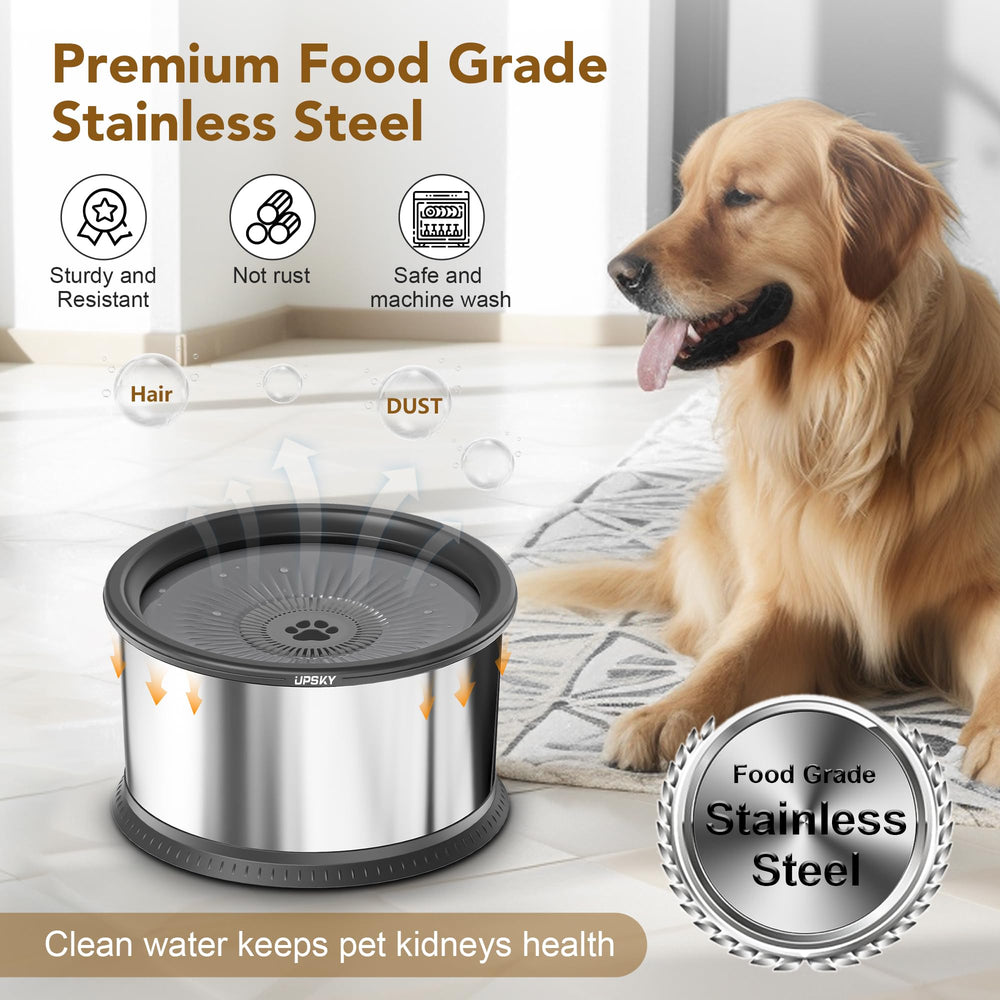 UPSKY bebedero con filtro extraíble para agua más limpia.