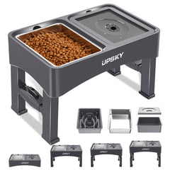 Upsky bebederos elevados de 4 pulgadas para perros pequeños, acceso cómodo durante la comida