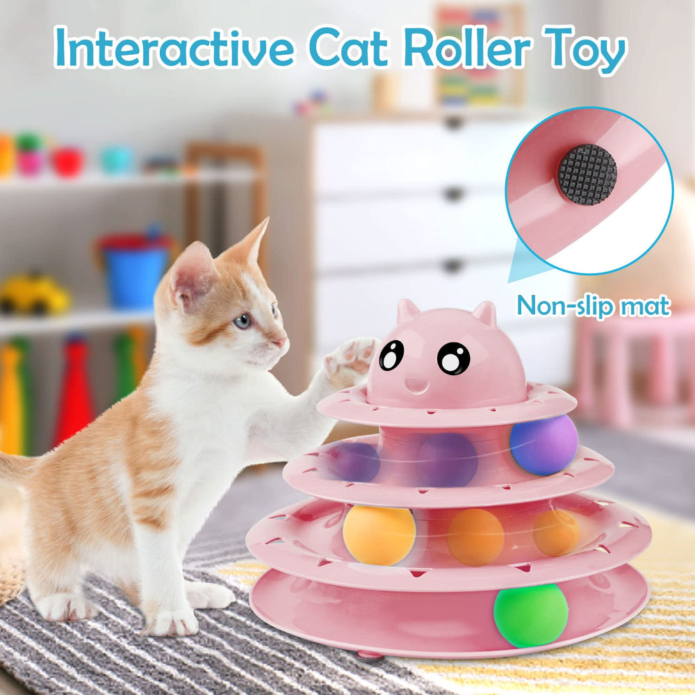UPSKY bolas crujientes para gatos, multicolor y estimulantes.