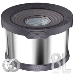 Upsky cuenco agua perro 8L: gran capacidad para varias mascotas.