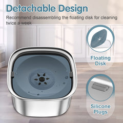Upsky dispensador de agua lento con disco flotante para beber a ritmo suave.
