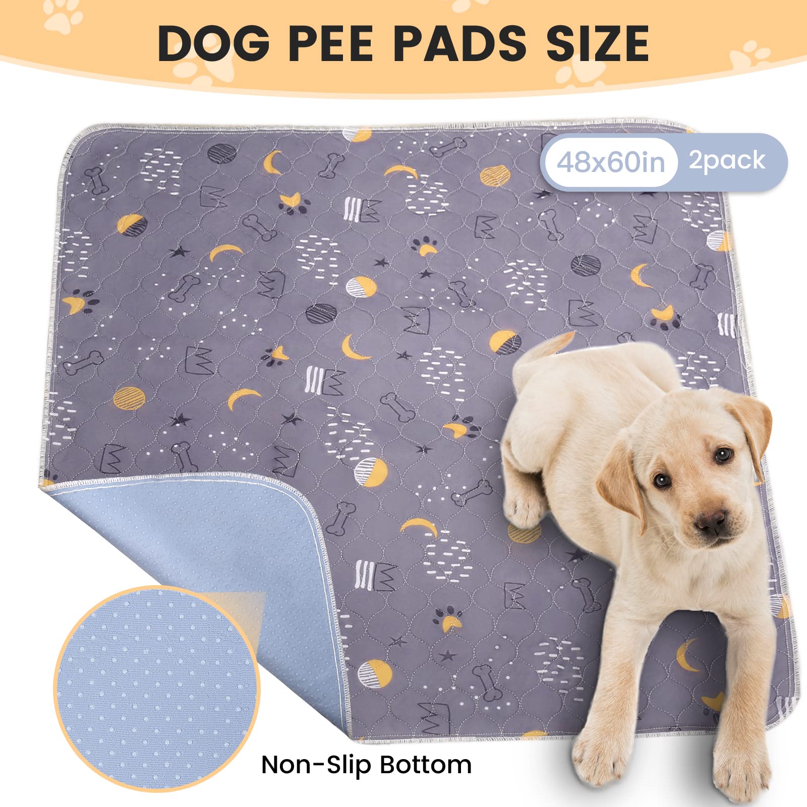 UPSKY tapetes de entrenamiento para perros con absorción rápida y protección de suelos.