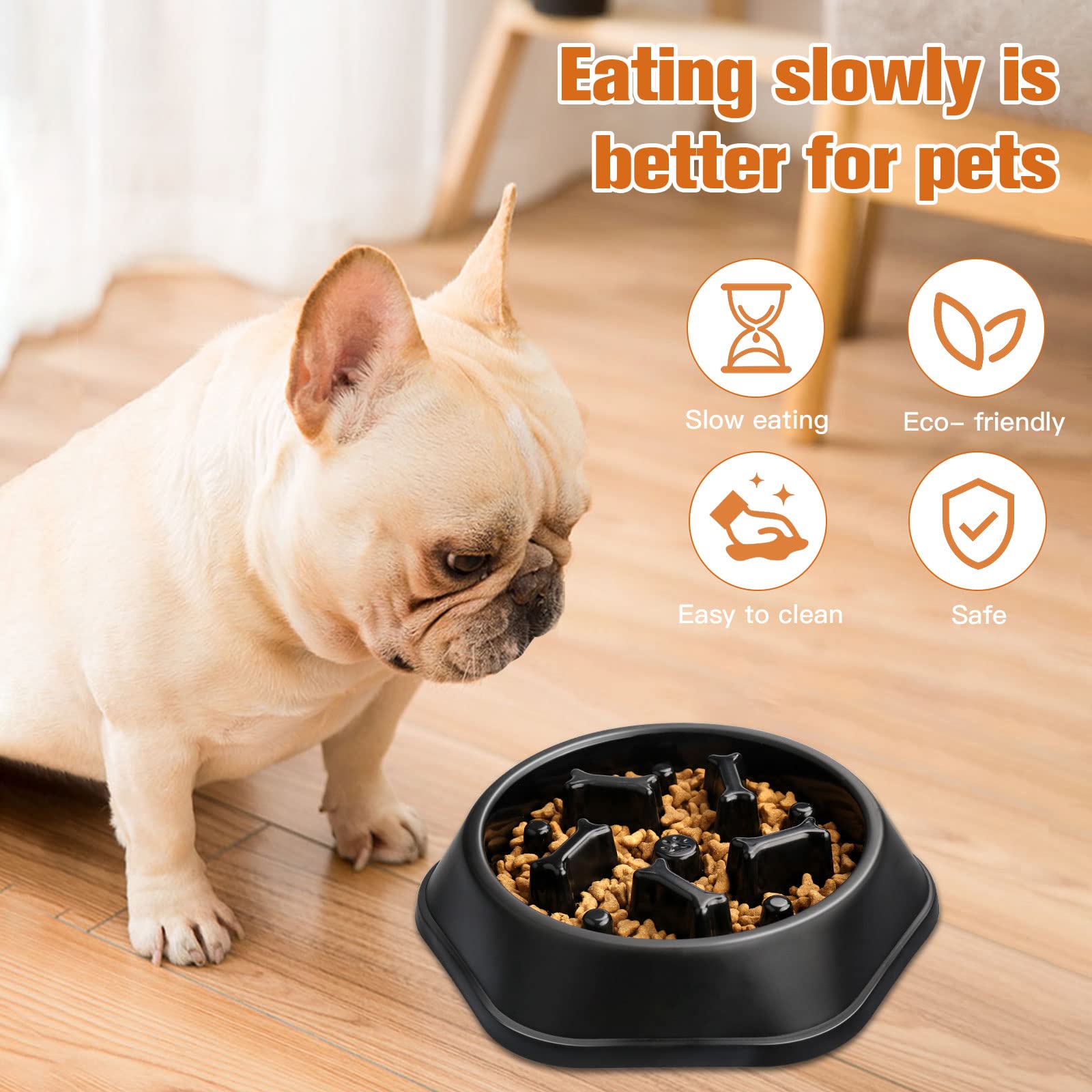 ups sky uso diario perro negro ideal para rutinas diarias de comida y juego.