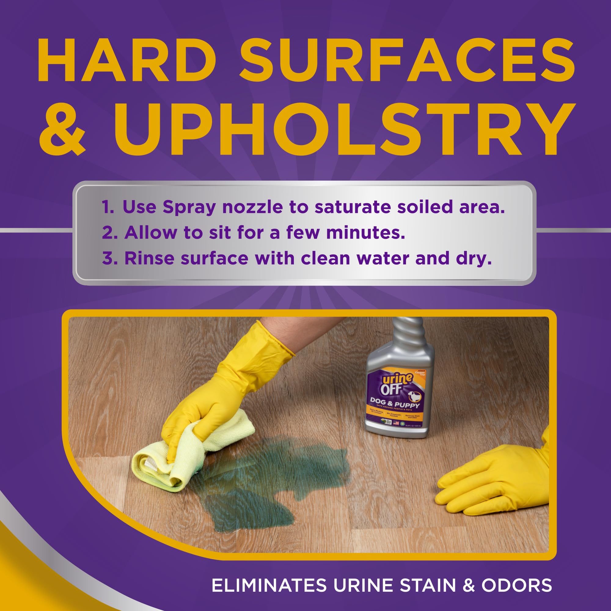 Urine OFF control-olor: neutraliza olores persistentes sin fragancia agresiva.