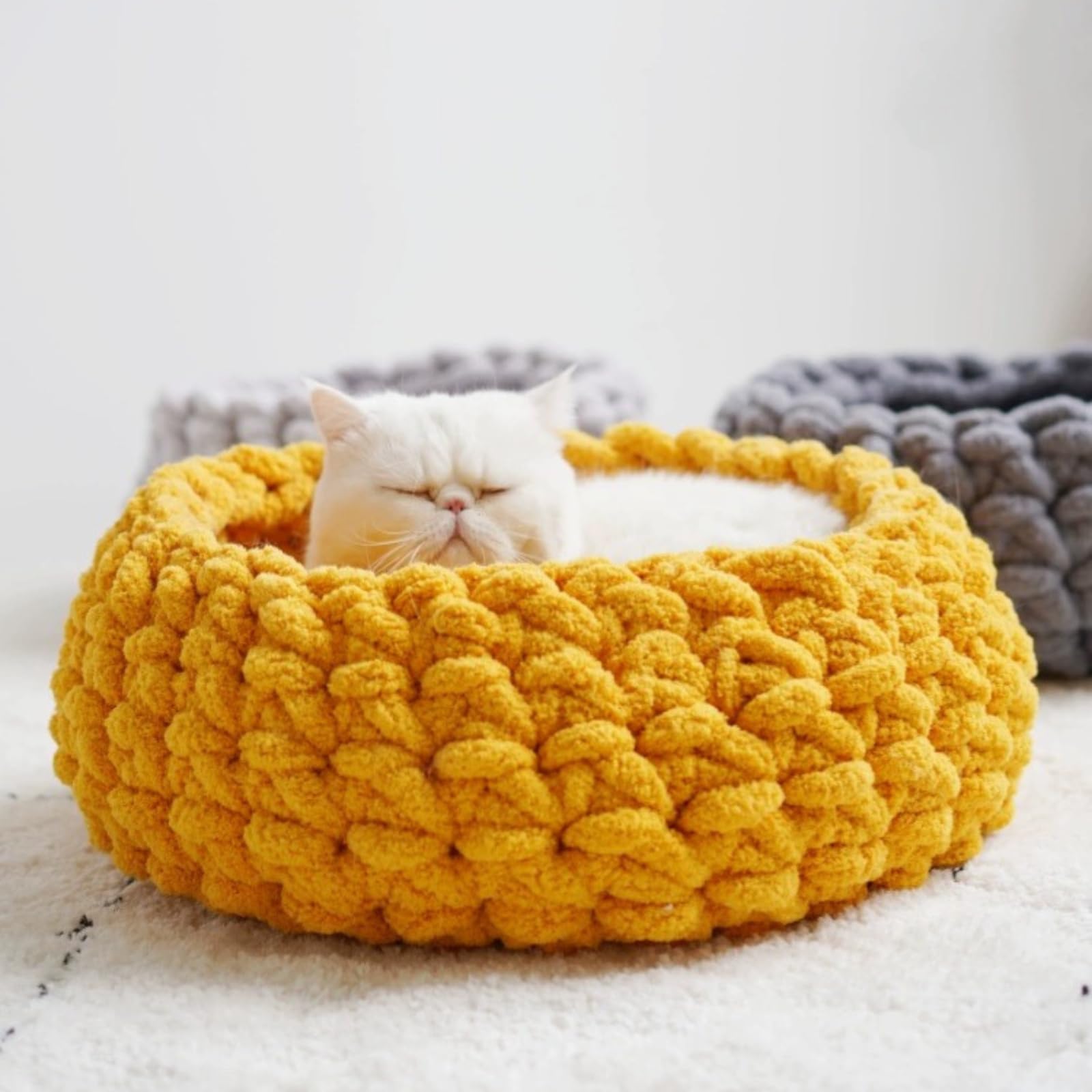 Urnat Cat Nest Bed, ambiente-acogedor: encaja en cualquier rincón del hogar.