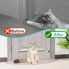 Conjunto de dos protectores Uross para puertas, ideal para entradas con mascotas.