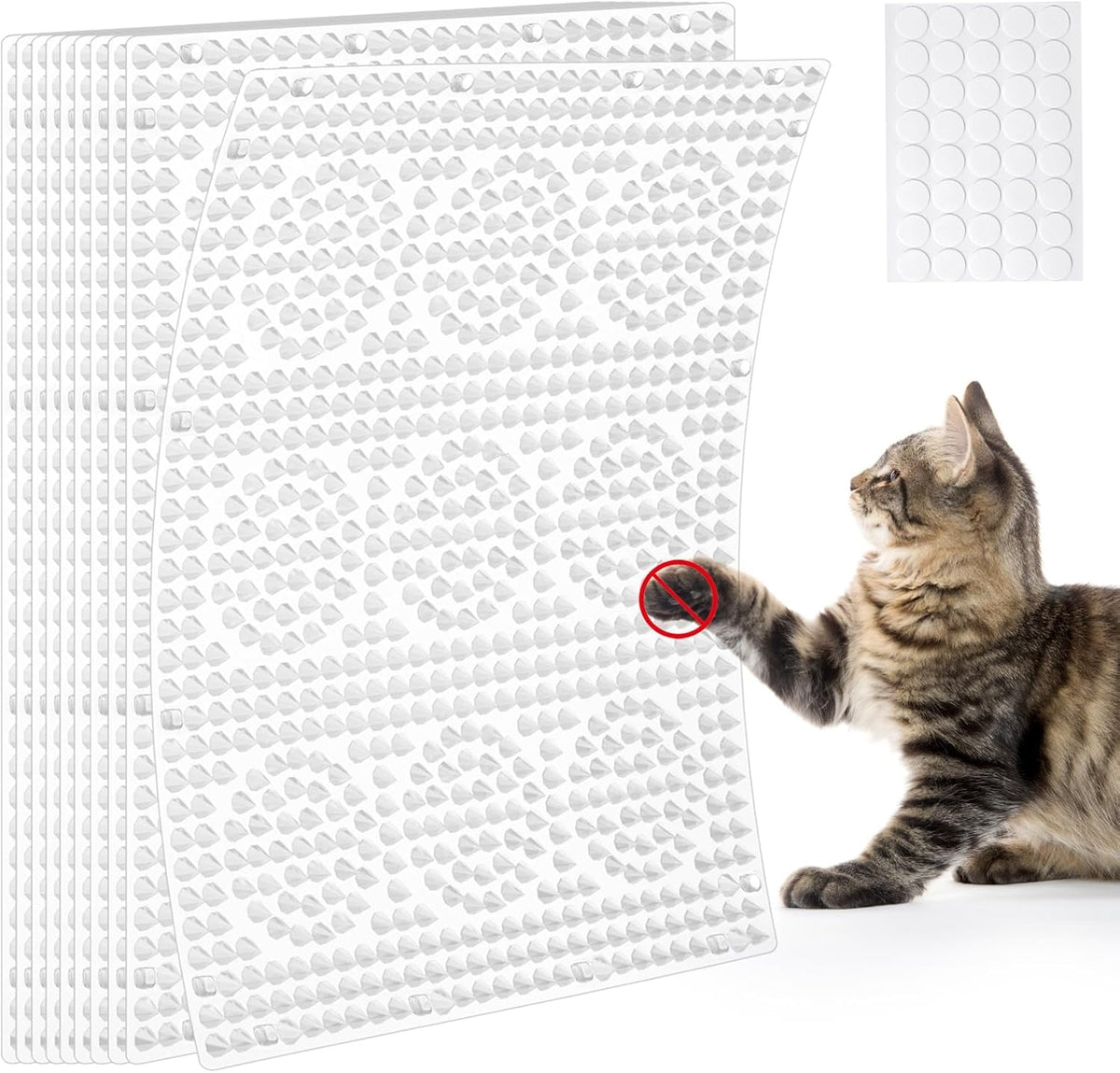 Uross Scat Mat conjunto disuasivo de 15 piezas para zonas restringidas del hogar