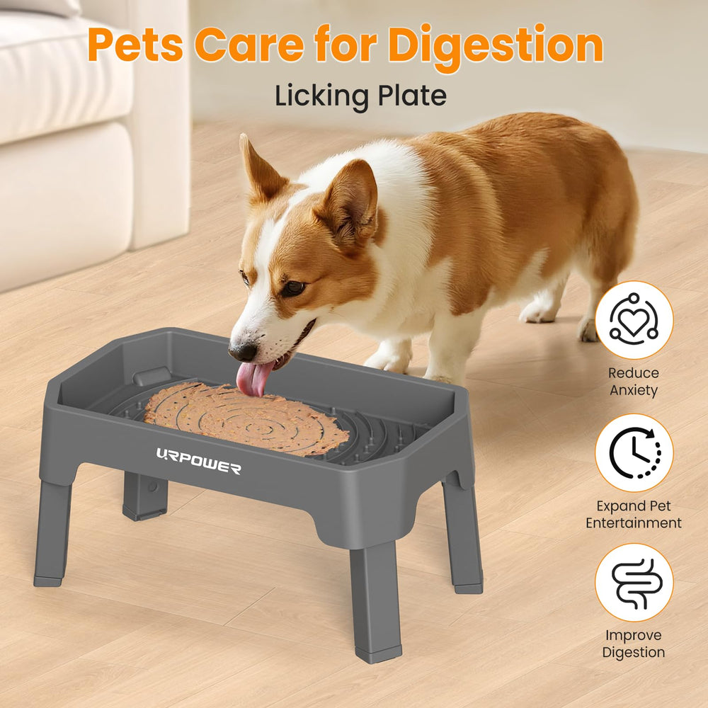 URPOWER alturas ajustables, cuatro niveles, se adapta al crecimiento del perro.