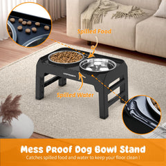 URPOWER base antideslizante garantiza estabilidad durante las comidas de tu perro.