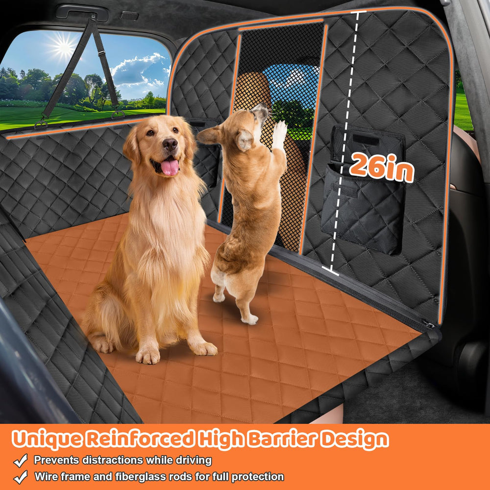 URPOWER base dura para perros en coche, soporte estable
