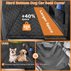 URPOWER cama para perros en coche, cómodo viaje de larga duración