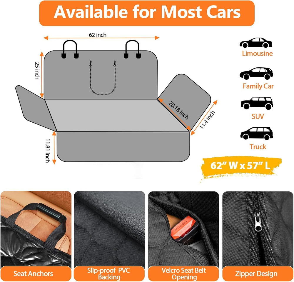 URPOWER funda para asiento trasero limpieza rápida con paño húmedo.
