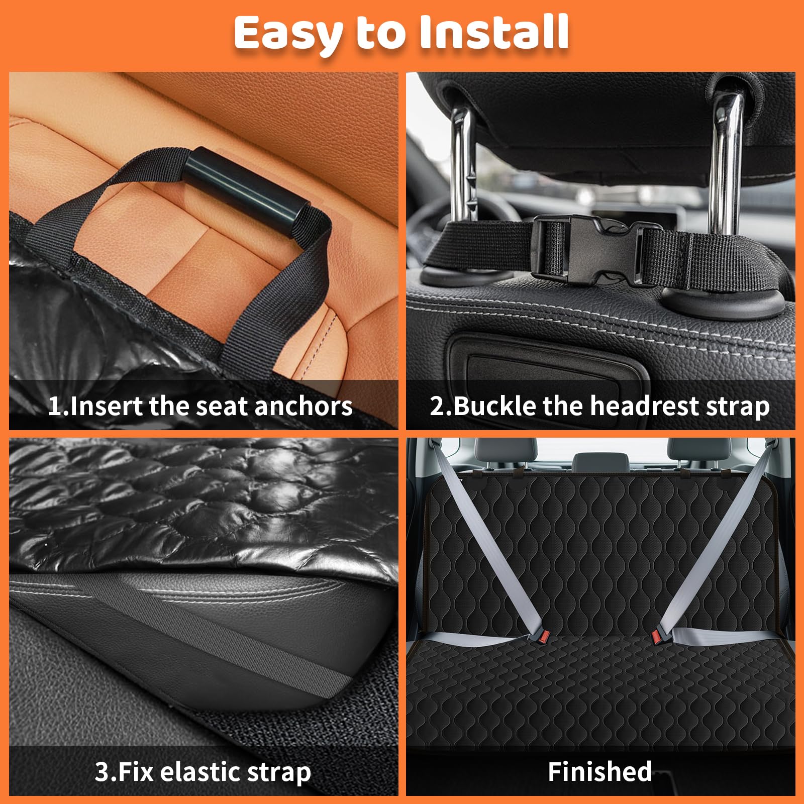 URPOWER funda para asiento trasero protege toda la banca del desgaste diario.