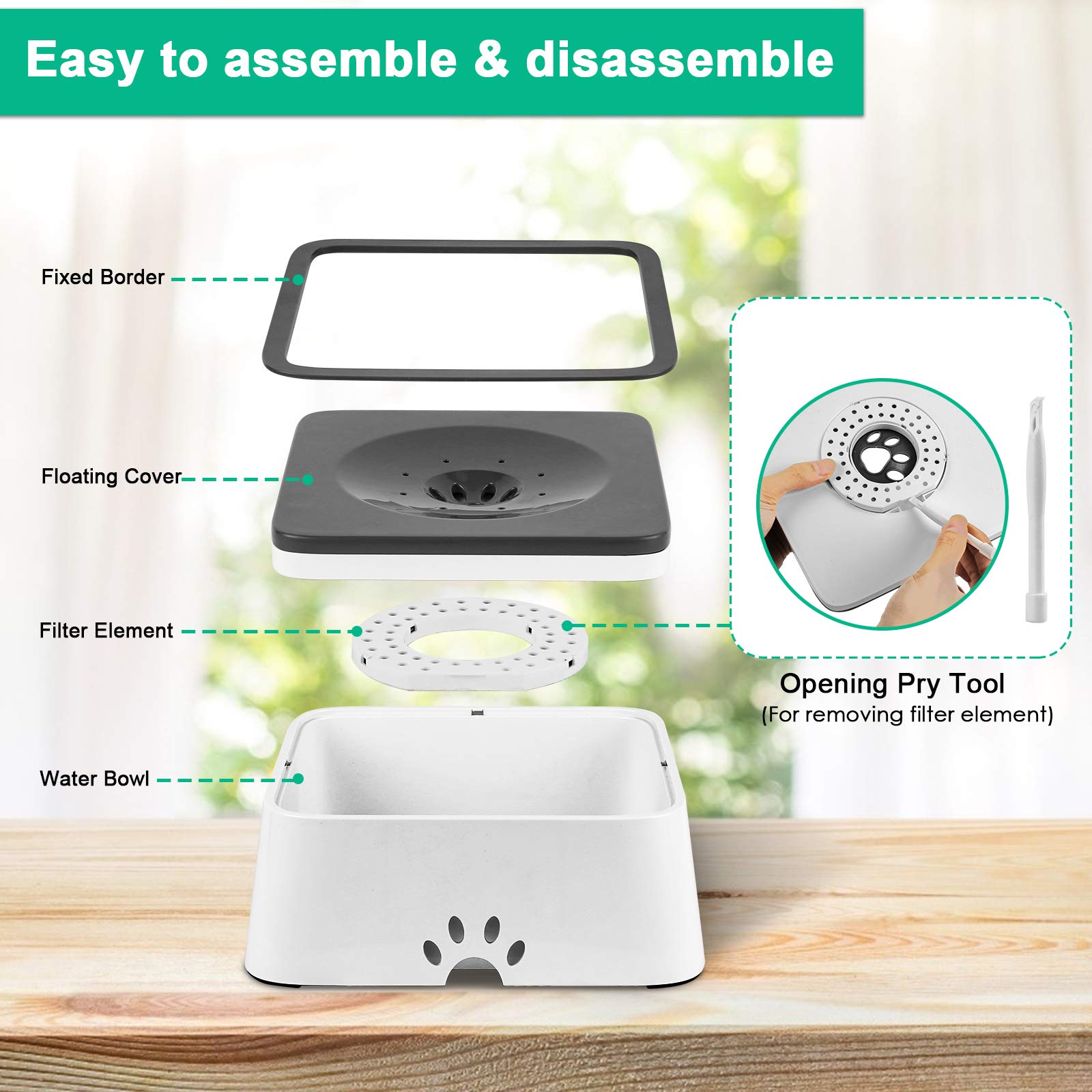 URPOWER dispensador de agua lento para consumo controlado.