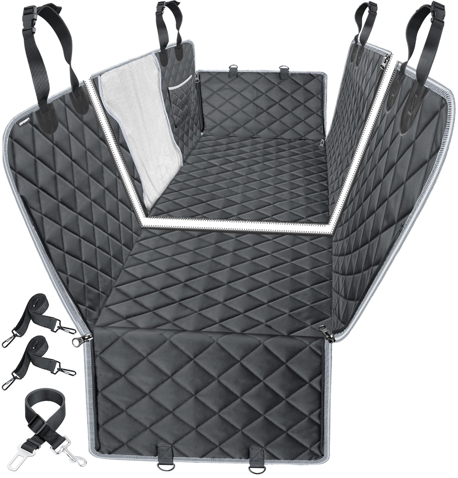 URPOWER funda para asiento con hamaca para perros, interior limpio