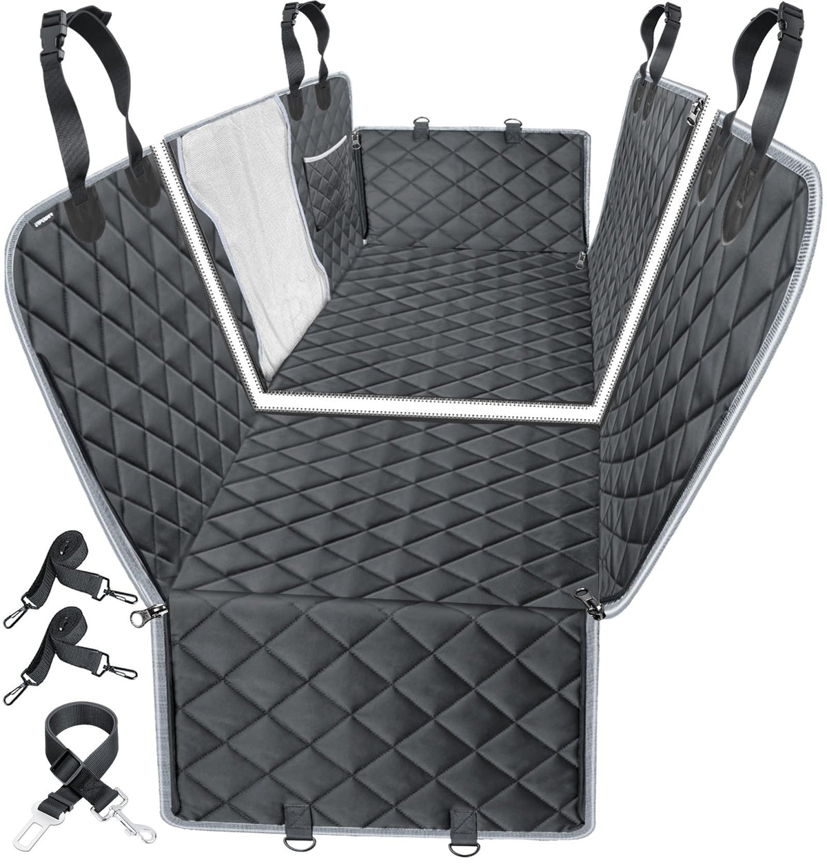 URPOWER funda para asiento con hamaca para perros, interior limpio