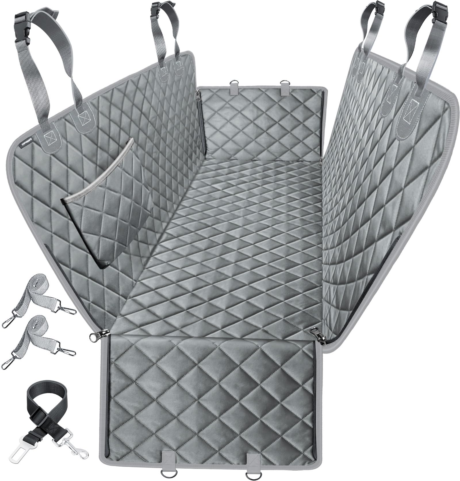 URPOWER funda para asiento de perro con hamaca y laterales protege tapicería y puertas