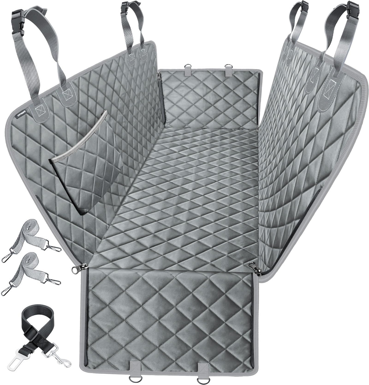URPOWER funda para asiento de perro con hamaca y laterales protege tapicería y puertas