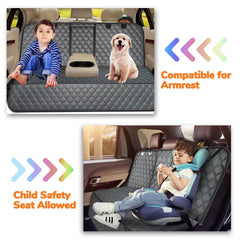 URPOWER funda asiento trasero acceso a anclajes y cinturones para niños