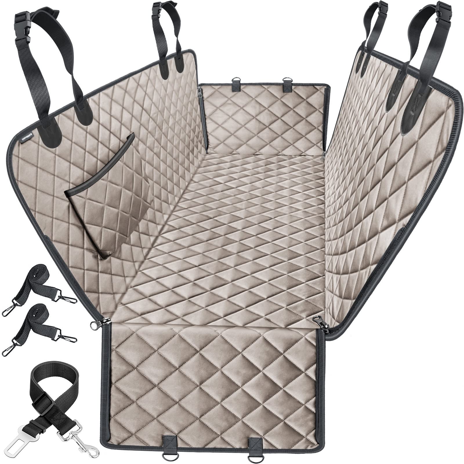 URPOWER hamaca para asiento trasero con alas laterales, protección y entrada más fácil.