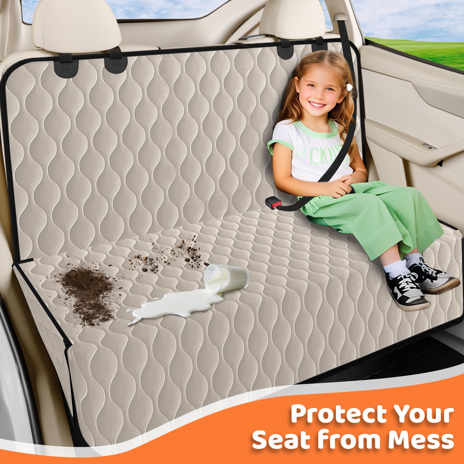 URPOWER funda compatible con reposabrazos y asiento para niños, uso seguro.