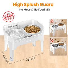 URPOWER soporte con cuatro alturas para perros de cualquier tamaño.