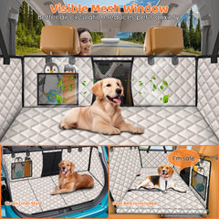 URPOWER ventana de malla visible para ventilación y tranquilidad del perro.