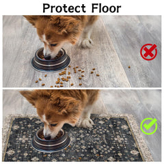 Usnfhcaw tapete protege el suelo ante fugas y huellas de patas.