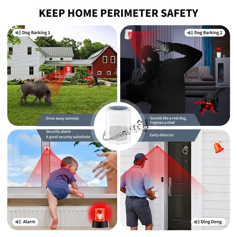 Uso-interior-exterior-alarma-perro con protección IP.