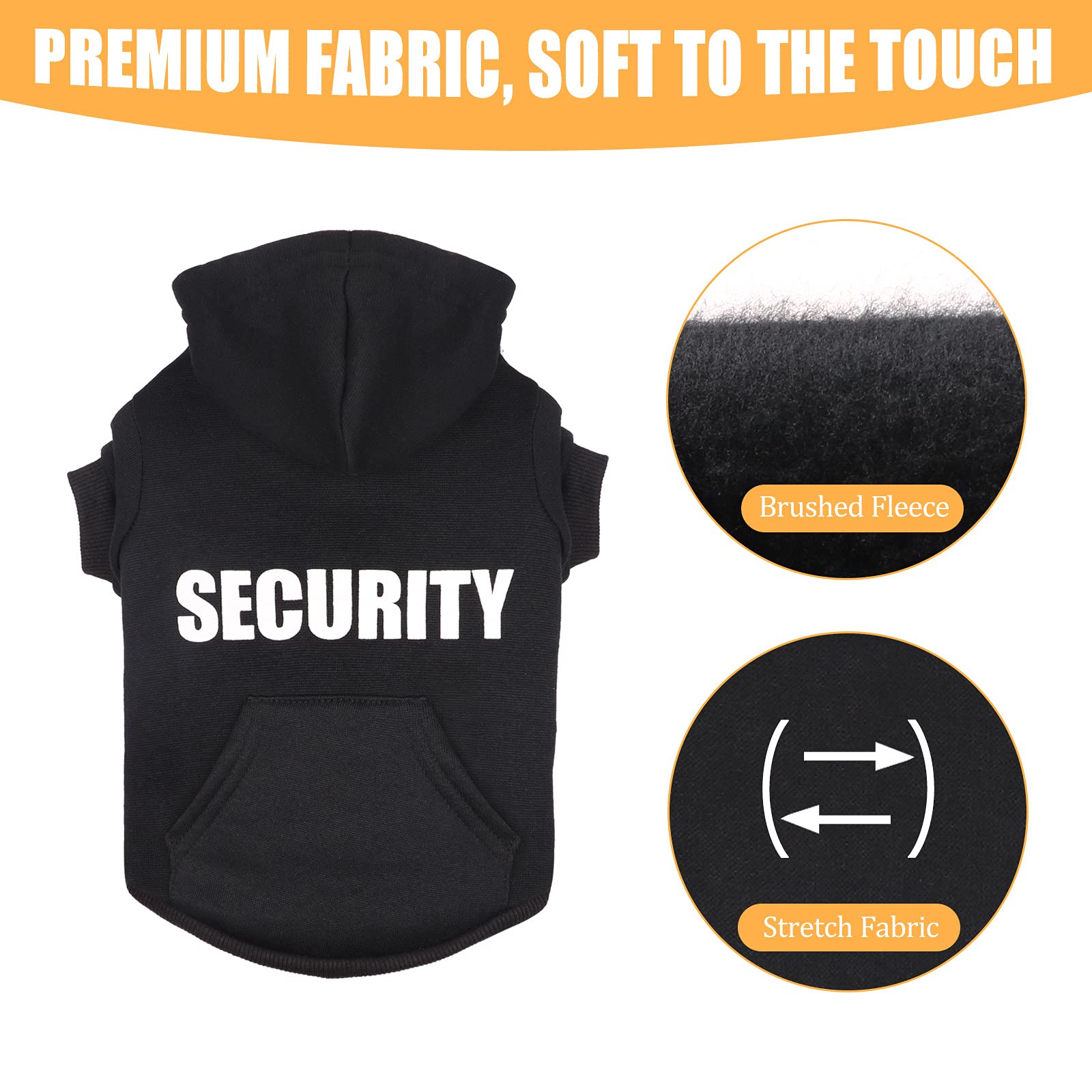 Uteuvili sudadera-perro-interactivo-bolsillo: práctico para juguetes o golosinas.