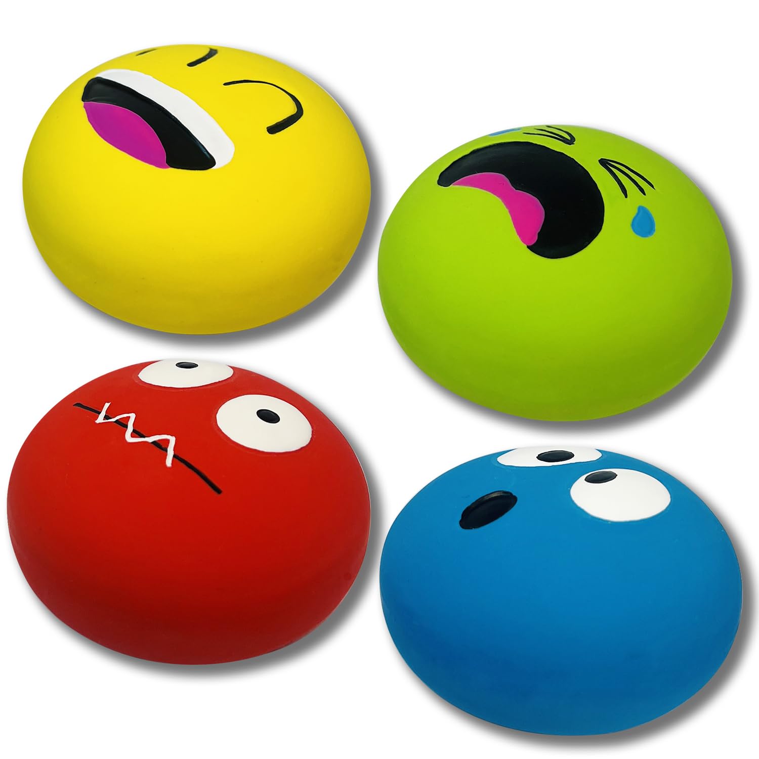 UTOMING bolas látex para perros pequeños con sonido divertido para jugar